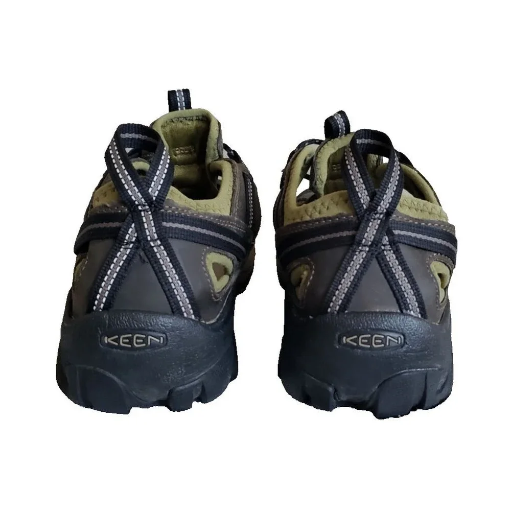 KEEN Arroyo II Mens Hiking Sandals Brown Leather Waterproof Trail Shoes Sz 10.5